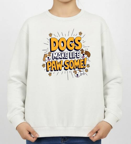 سویشرت زنانه مدل نوشته سگ کد v13